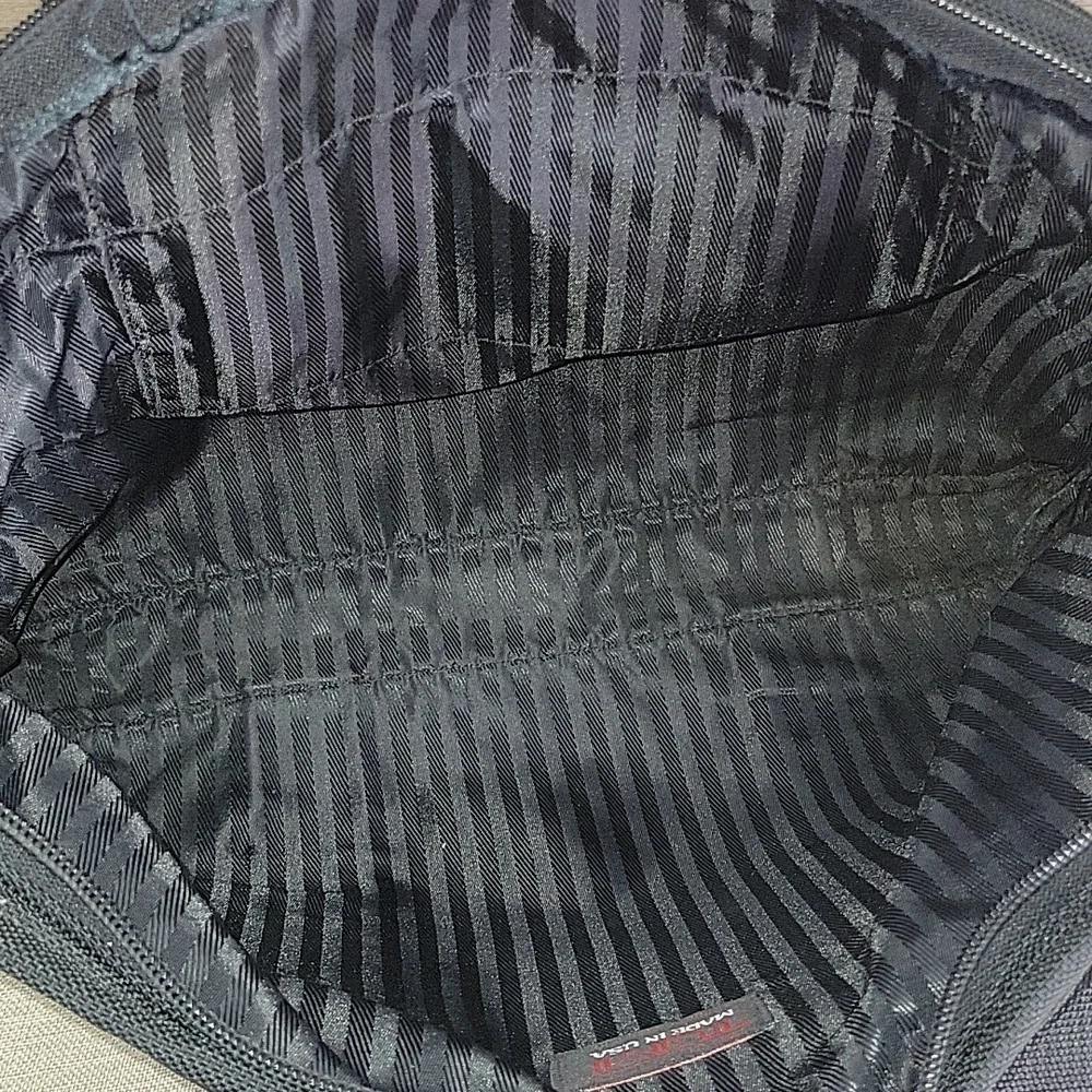 Tumi Black Ballistic Nylon Light Weight Business Portfolio Laptop Bag